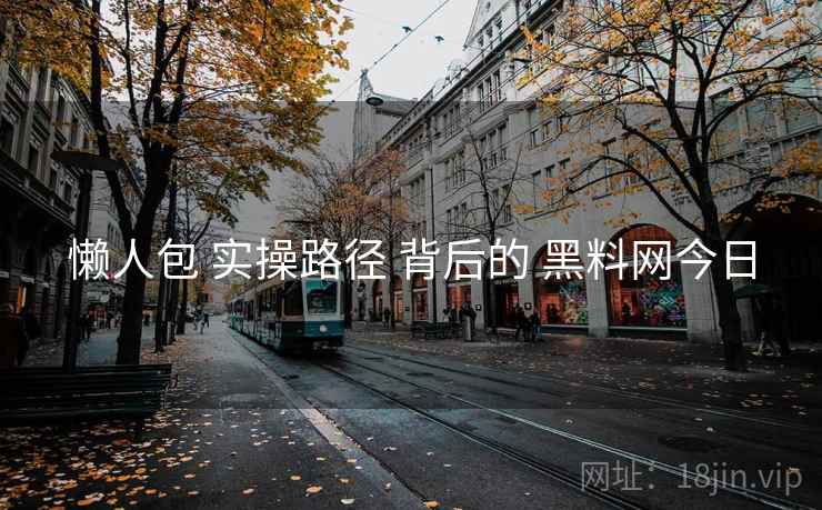 懒人包 实操路径 背后的 黑料网今日  第1张